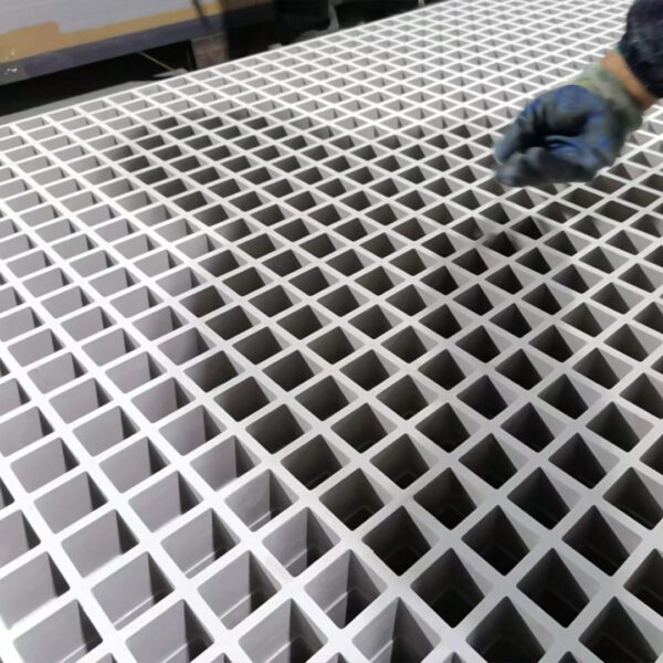 Tấm sàn FRP Mesh 38x38x25mm (Mã: FRP-383825)