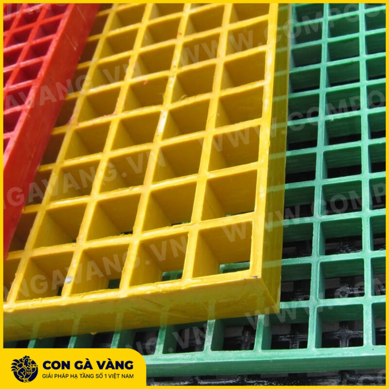Tấm sàn FRP Mesh 40x40x30mm (Mã: FRP-404030) - Ảnh 2
