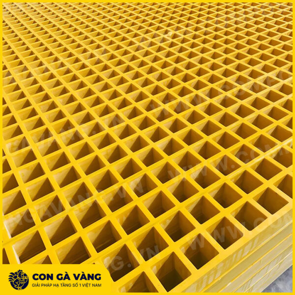 Alternative view of Tấm sàn FRP Mesh 43x43x25mm (Mã: FRP-434325)