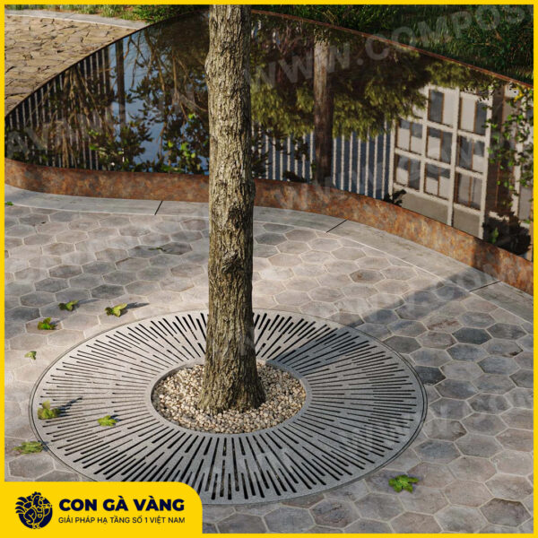 Alternative view of Ghi bảo vệ gốc cây Pyra - Bộ 4 tấm (Mã: GGC-PYRA)