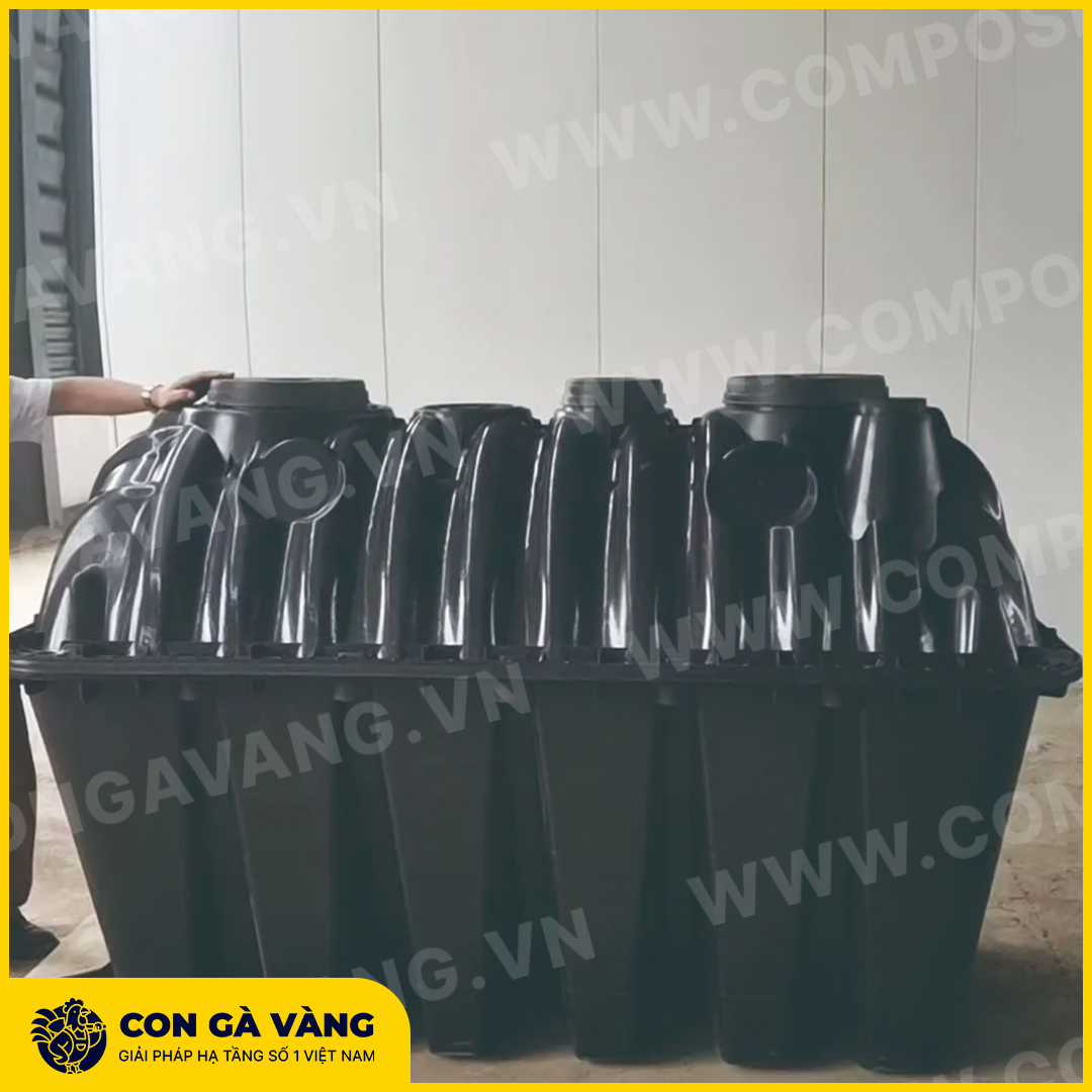 Bể tự hoại nhựa PP dung tích 1000L (Mã: BTH-PP1000) - Ảnh 2