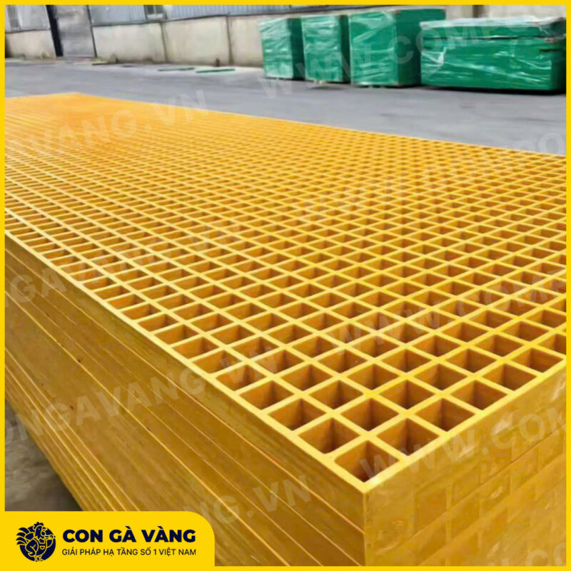 Tấm sàn FRP Mesh 38x38x30mm (Mã: FRP-383830) - Ảnh 2