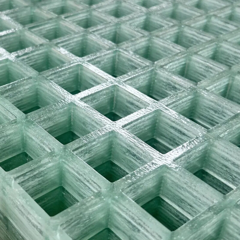 Tấm sàn FRP Mesh 38x38x38mm xuyên sáng (Mã: FRP-383838TRO)