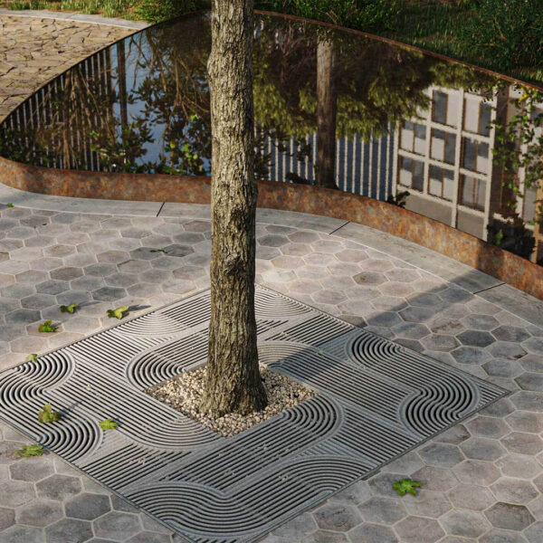 Ghi bảo vệ gốc cây Arcadia - Bộ 4 tấm (Mã: GGC-ARC)