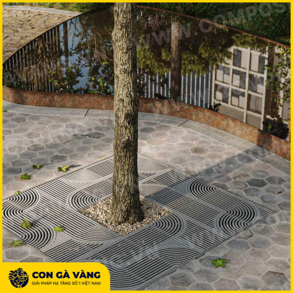 Alternative view of Ghi bảo vệ gốc cây Arcadia - Bộ 4 tấm (Mã: GGC-ARC)