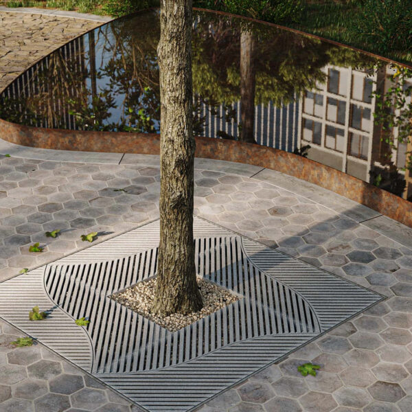 Ghi bảo vệ gốc cây Breeze - Bộ 4 tấm (Mã: GGC-BRZ)