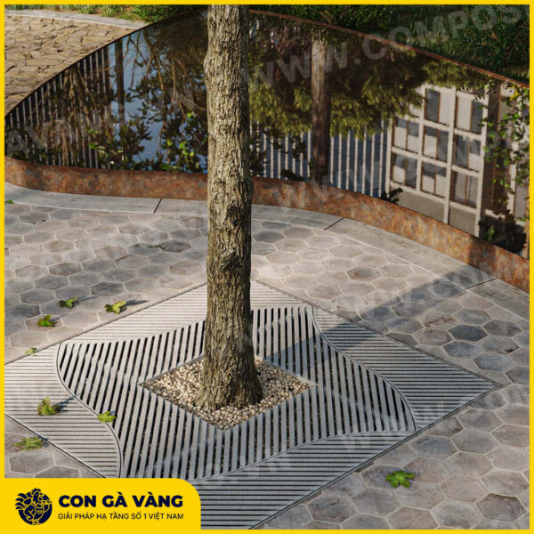 Alternative view of Ghi bảo vệ gốc cây Breeze - Bộ 4 tấm (Mã: GGC-BRZ)