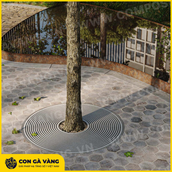 Alternative view of Ghi bảo vệ gốc cây Oculus - Bộ 2-4 tấm (Mã: GGC-OCULUS)