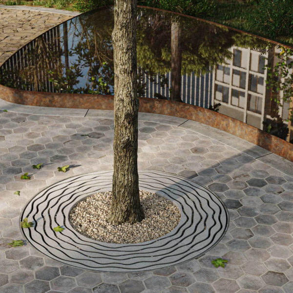 Ghi bảo vệ gốc cây Flusso - Bộ 4 tấm (Mã: GGC-FLU)