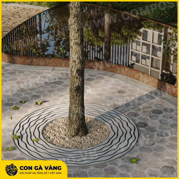 Alternative view of Ghi bảo vệ gốc cây Flusso - Bộ 4 tấm (Mã: GGC-FLU)