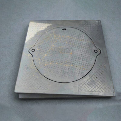 nắp hố ga composite 900x900 (khung dương nắp tròn)