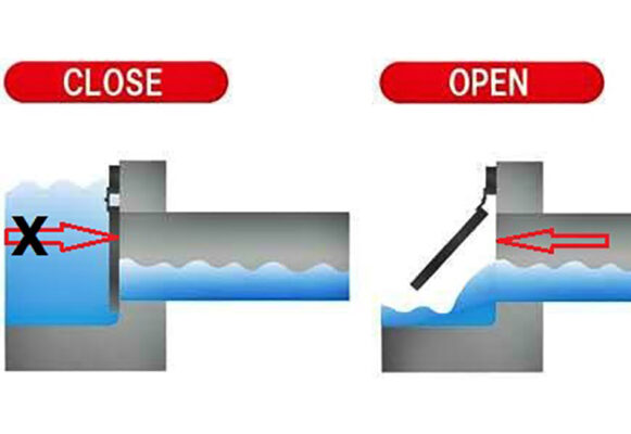 van cửa lật nhựa hdpe