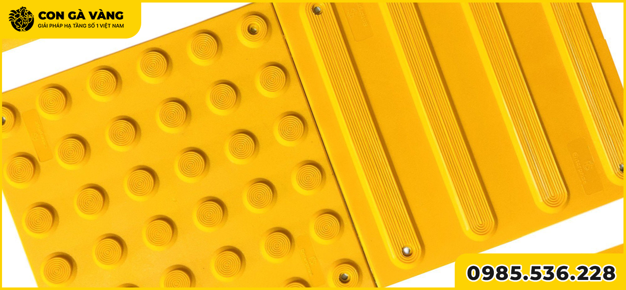 gạch cảnh báo và gạch chỉ dẫn là gì