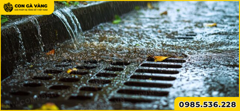 song chắn rác composite chống ăn mòn