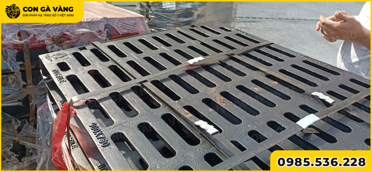 song chắn rác composite chống ăn mòn