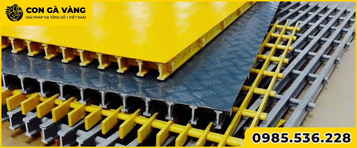 Cấu tạo chi tiết của tấm sàn FRP