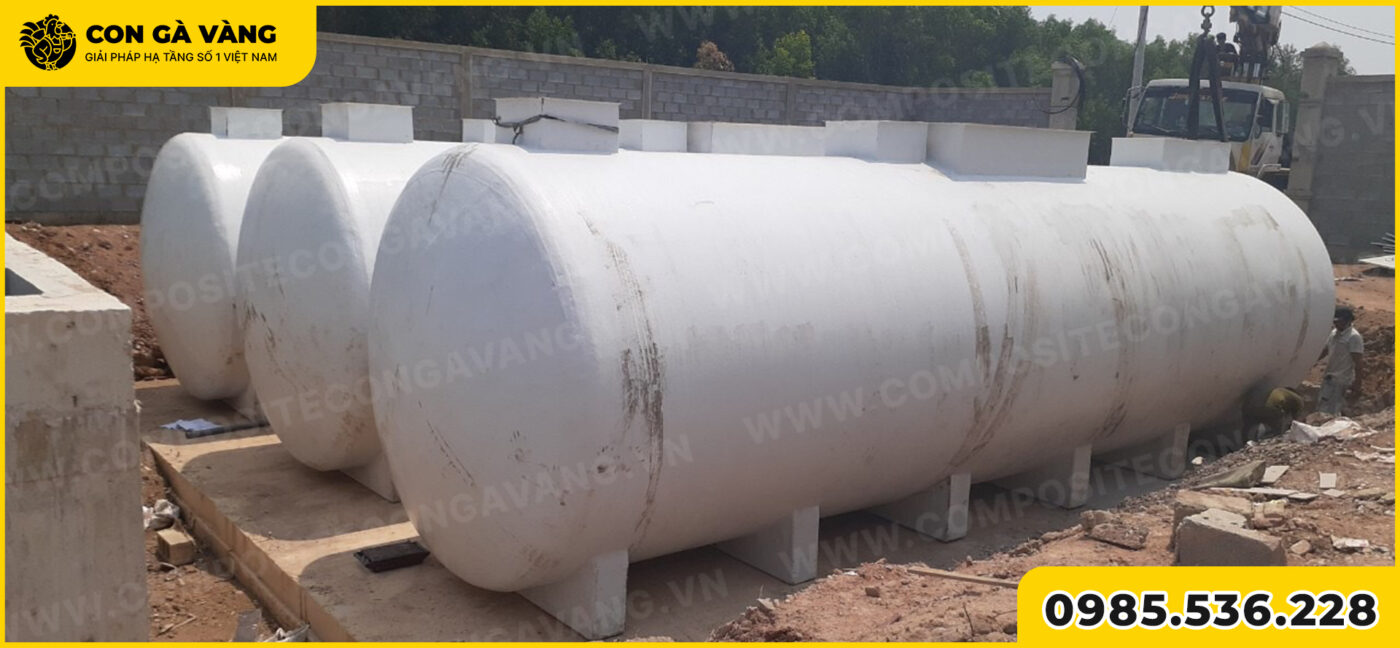Ứng dụng thực tế của bể phốt composite 5000 lít