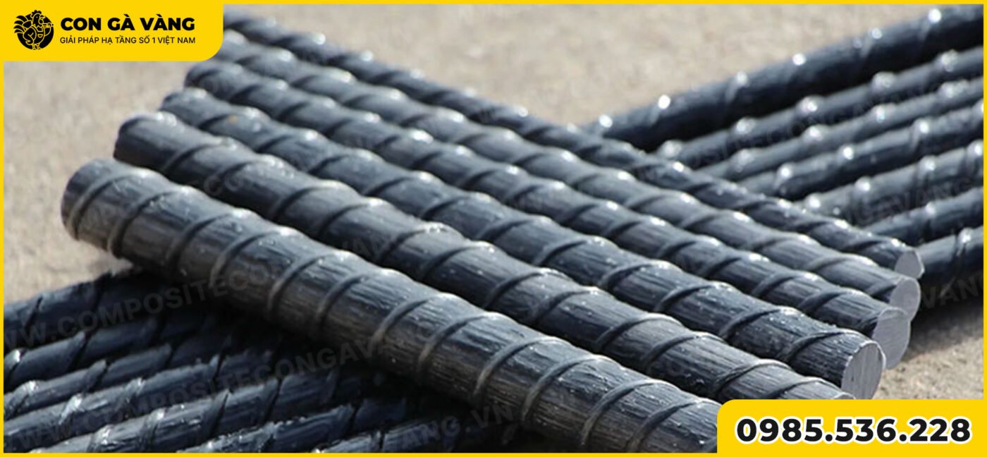 Thanh cốt sợi thủy tinh GFRP - Vật liệu Composite FRP
