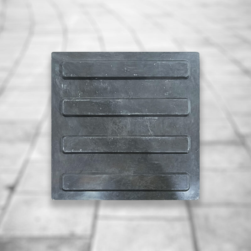 Gạch lát nền xúc giác nhựa Composite - Loại dẫn hướng (KT:300x300x15mm)