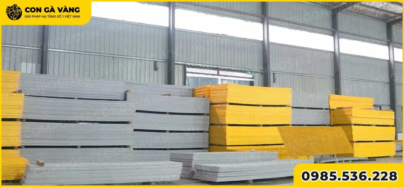 Sàn FRP cho nhà máy hóa chất