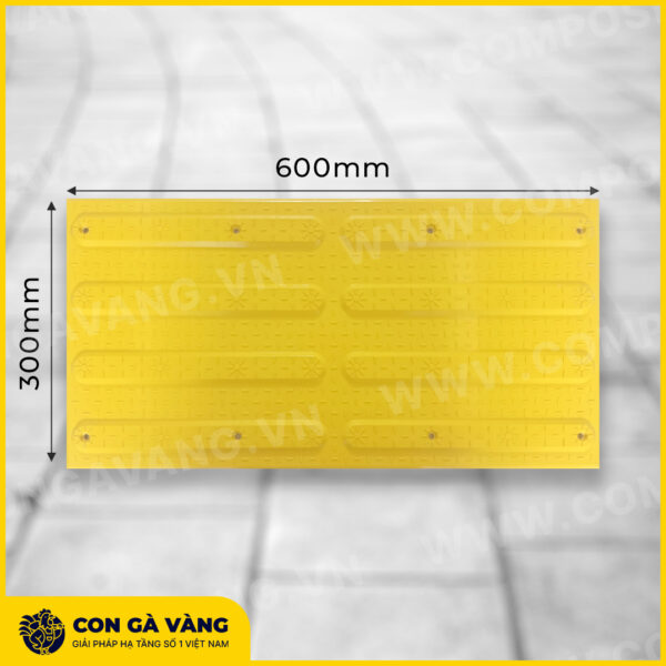 Alternative view of Tấm xúc giác chỉ dẫn nhựa FRP KT:600x300 (Mã: TXGCD-FRP6030)